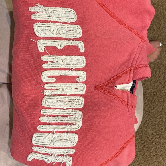 Abercrombie & Fitch Jr. Pink Hoodie Pullover - Picture 7 of 9